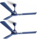 Longway Wave P2 1200 mm 3 Blade Ceiling Fan  (Ultra High Speed | Pack of 2)...