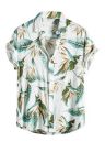 LookMark Mens Cotton Blend Stitched Printed Half Sleeve Shirt...