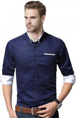 LookMark Mens Plain Regular fit Shirt