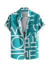 LookMark Printed Shirt ADAM Black-XL...