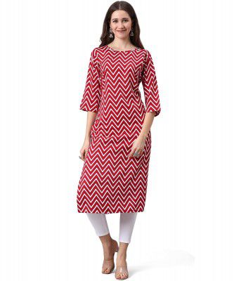 LookMark Women Crepe Regular Kurti