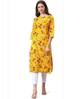 LookMark Women Crepe Regular Kurti