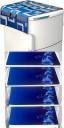 LooMantha Fridge Mat (Width: 55 cm, Blue)...