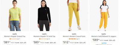 Loot : 82% Off On Levi's