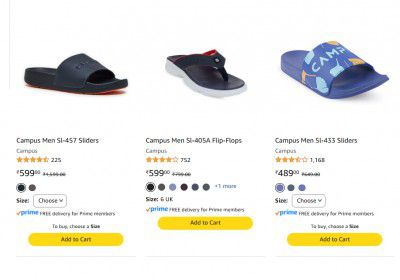 LOOT CAMPUS FOOTWEARS UPTO 70% OFF | BUY 1 GET 1 FREE