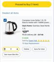 LOOT | Crompton Insta Delite 1.5L SS Electric Kettle at Rs 69...