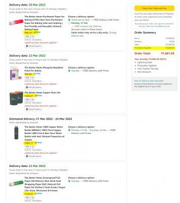 Loot Deal on the Better Home Products | Lightning Deal + Coupon + Buy More Save More Offer