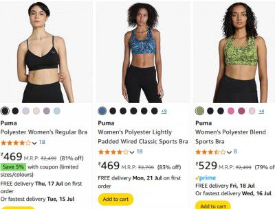 Loot Deal : UP TO 79% OFF On Puma Clothing | For Women