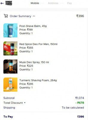 Loot Fast : Bombay Shaving Company - Everything @ ₹99 | Free Shipping On ₹299 Order