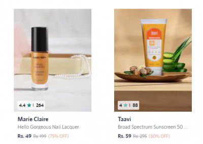 Loot | Myntra Beauty & Personal Care Products at Minimum 70% off, Starts from ₹49