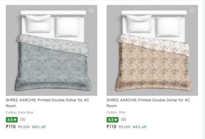 Loot | Shree Aarchie Blankets Starting ₹119