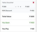 Big Loot : Yatra x Gyftr | Get 90% Off On Yatra Gift Card....