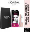 LOréal Paris Eye Kit : Kajal Magique & Lash Paradise Mascara (Black, 7.95 ml)...