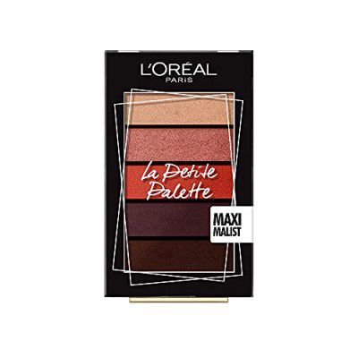 LOréal Paris Eyeshadow Palette, Mini-Sized, High Pigmentation, Highly Blendable Shades, La Petite, Maximalist
