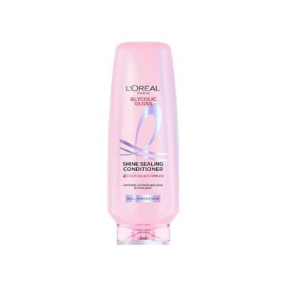 L’Oréal Paris Glycolic Gloss Shine sealing conditioner, powered by 4% Glycolic Acid, for dull hair, smoothens hair fiber for 3x more gloss, 340ml