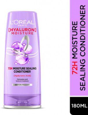 LOréal Paris Hyaluron Moisture 72H Moisture Sealing Conditioner| For Dry & Dehydrated Hair  (180 ml)