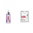 L'Oréal Paris Revitalift 1.5% Hyaluronic Acid Face Serum, 15 ml and L'Oreal Paris Revitalift Crystal Micro-Essence Sheet Mask, 25g, 25 g...