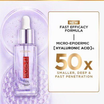 L'Oréal Paris Revitalift 1.5% Hyaluronic Acid Serum, Volume - 30ml