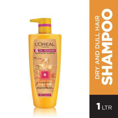 L'Oreal Paris 6 Oil Nourish Shampoo, 1 Litre