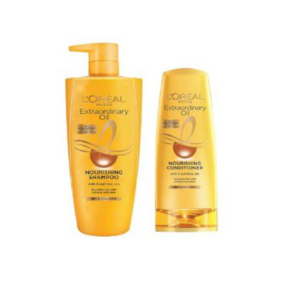 L'Oreal Paris 6 Oil Nourish Shampoo, 640ml (With 10% Extra) And L'Oreal Paris 6 Oil Nourish Conditioner, 175ml (With 10% Extra)