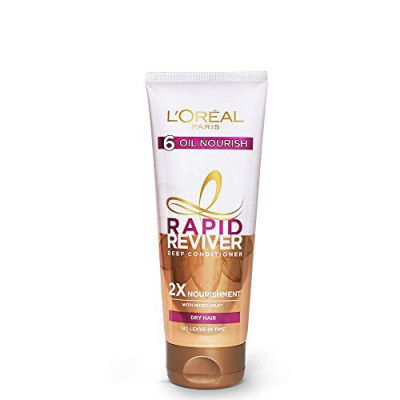 LOreal Paris Deep Conditioner, With Micro-Oils, Deeply Nourishes Dry Hair, No-Leave In Time - 180ml