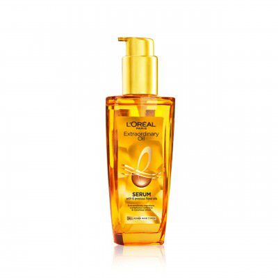 L'Oreal Paris Extraordinary Oil Hair Serum - 100 ml, Powered by Floral Oils for All Hair Types