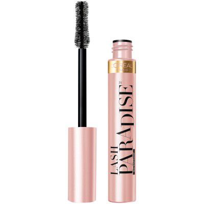 L'Oreal Paris Volumising Mascara, Waterproof, Enriched Caring Formula, Smudge-Proof Wear, Lash Paradise, Colour: Black, 7.6 ml