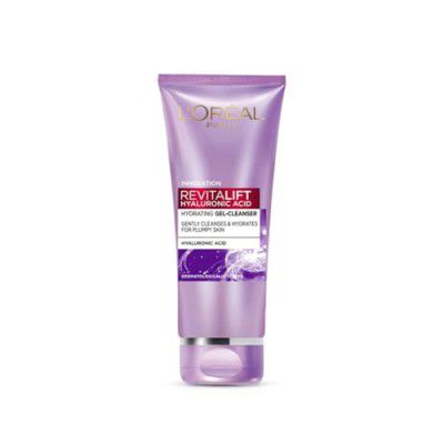 L'Oreal Paris Revitalift Gel Cleanser, Gentle Cleansing and Hydration, With Hyaluronic Acid, 50ml