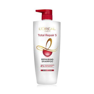 L'Oreal Paris Shampoo, For Damaged and Weak Hair, With Pro-Keratin + Ceramide, Total Repair 5, 650 ml