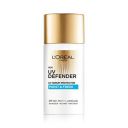 L'Oreal Paris Sunscreen, Non-Greasy, Hydrating Sunscreen With Hyaluronic Acid, UVA & UVB Protection, With SPF 50 PA+++, Moist & Fresh, UV Defender Serum Protector, 50 ml...