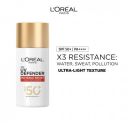L'Oreal Paris Uv Defender Invisible Resist Daily Sunscreen Spf50+ Pa++++ 50Ml |All Skin Lightweight, Waterproof, Sweatproof & Protects From Pollution...