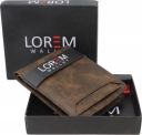 LOREM Men Casual Brown Artificial Leather Wallet - Mini  (9 Card Slots)...