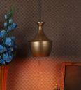 Lorraaine Antique Gold Iron Hanging Light...