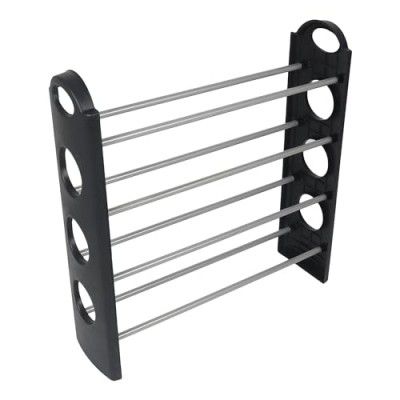 LOTSPEK Multipurpose 4 Shelves Shoe Rack, Book Shelf for Home Library, Book Stand, Book Rack for Study Room, Book Stand Shelf