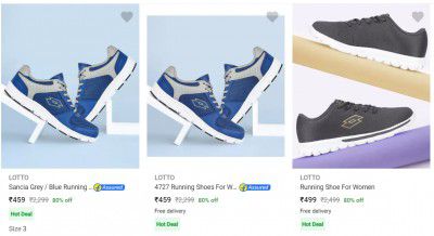 Lotto Women's Sports Shoes @ 80% Off