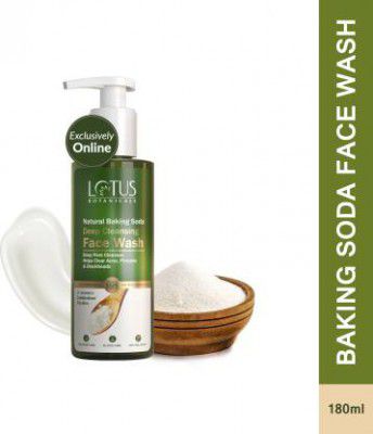 Lotus Botanicals Natural Baking Soda Deep Cleansing - 180ml Face Wash (180 ml)