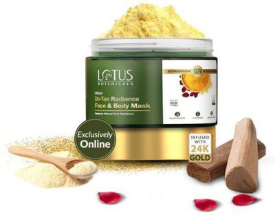 Lotus Botanicals Ubtan De-Tan Radiance Face & Body Mask - 140 g