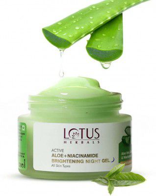 LOTUS HERBALS ACTIVE ALOE+NIACINAMIDE CALM NIGHT GEL (50 g)