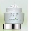Lotus Herbals Cream, White Glow Skin Whitening And Brightening Nourishing Night Creme | 60G...