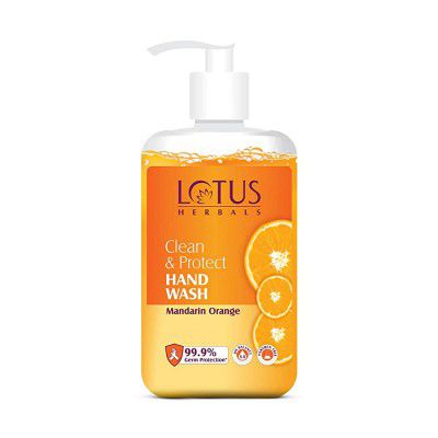 Lotus Herbals Lotus Herbals Clean & Protect Hand Wash Mandarin Orange, 280 ml