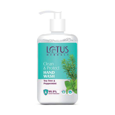 Lotus Herbals Lotus Herbals Clean & Protect Hand Wash Tea Tree & Peppermint, 280 ml