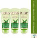 LOTUS HERBALS NEEMWASH Neem & Clove Ultra-Purifying  ( Pack of 3 ) ( 150g * 3 ) Face Wash (450 g)...