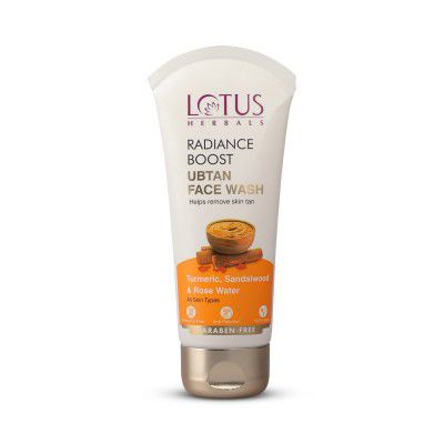 Lotus Herbals Radiance Boost Ubtan Face Wash 100gm