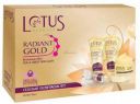 LOTUS HERBALS Radiant Gold Cellular Glow Facial Kit 170g...