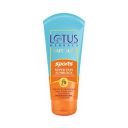 Lotus Herbals Safe Sun Sports Super Stay Sunscreen Cream SPF 70 PA+++, Sweat & Waterproof, Preservatives Free, 80g...