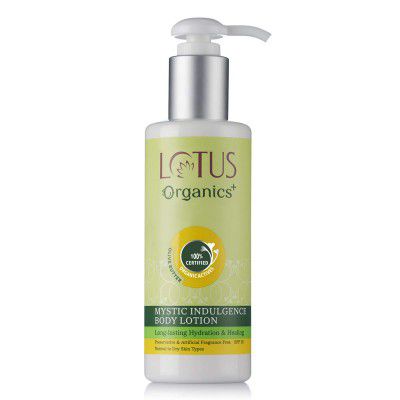 Lotus Organics+ Mystic Indulgence Body Lotion | Nourishing, Moisturising & Hydrating | Olive Butter | SPF 20 | 200ml