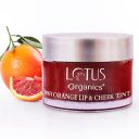Lotus Organics+ Tangy Orange Lip & Cheek Tint|Natural Organic & Youthful Glow|All Skin Types|10gm...