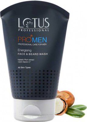 Lotus Professional PROMEN ENERGISING FACE AND BEARD WASH Face Wash  (100 ml)