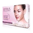 Lotus Radiant Pearl Facial Kit for Lightening & Brightening skin with Pearl dust & Green Tea, 4 easy steps, 37g(Single Use)...