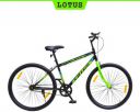 LOTUS-S BERLIN 26T 85% Assembled Single Speed MTB Bike with Hartex Nylon Tyres 26 T Mountain Cycle  (Single Speed, Black, Green)...